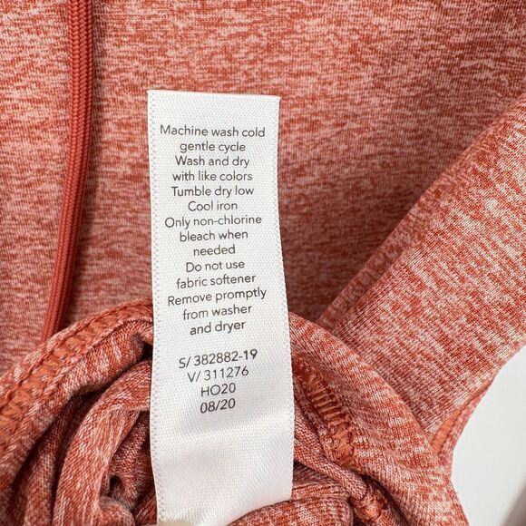 Athleta Uptempo Long Sleeve Hoodie in Cameo Peach Sz XS, UPF 50+ Workout Gym - Picture 10 of 11